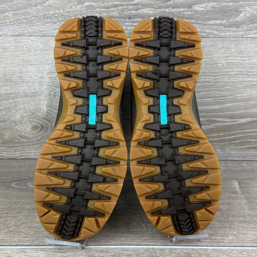 Vasque Snowblime Waterproof 200g Insulated Women's Sz 8M Brown Leather Teal Boot